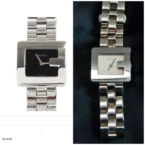 gucci steel back swiss movement